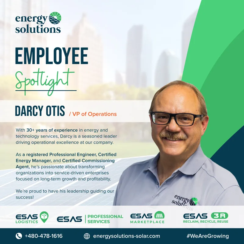 Darcy otis,. energy solutions company in usa