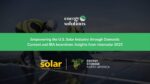 Empowering the U.S. Solar Industry through Domestic Content and IRA Incentives: Insights from Intersolar 2025