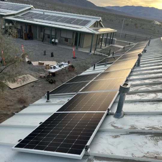 boviet solar panels in death valley america