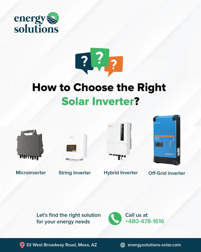How to choose the right solar inverters