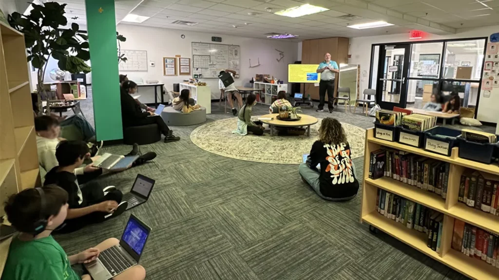 Michael Polley led an engaging discussion